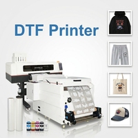 Imprimante DTF Commerciale 60 cm pour Vêtements et Textiles avec Système de Circulation d'Encre Blanche
