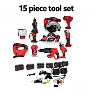 Kit de Herramientas Eléctricas Inalámbricas Versátiles, Herramientas Eléctricas Recargables con Batería para <span class=keywords><strong>Carpintero</strong></span>, Construcción y Servicio de Reparaciones - Product Image 3