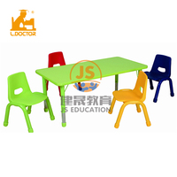 Table réglable en hauteur, bureau en bois, coloré, pour enfants de la maternelle