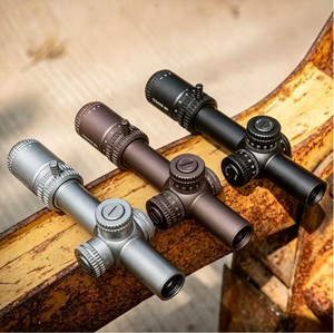 Cannocchiale <span class=keywords><strong>da</strong></span> Caccia 1.2-6X24 SFP a Lungo Raggio con Illuminazione Rossa e Verde, Mirino Ottico Tattico Reflex, Telescopio con Tubo <span class=keywords><strong>da</strong></span> 30mm a Parete Sottile - Product Image 1