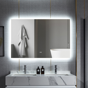 <span class=keywords><strong>Specchio</strong></span> da bagno illuminato a LED rettangolo <span class=keywords><strong>50x70</strong></span> economico senza cornice per soggiorno - Product Image 2