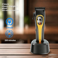 Motor Eléctrico de Alta Velocidad con Tecnología Maglev, Inalámbrico, Recargable por USB, Profesional para el Cabello, 13000 RPM, Longitudes Ajustables