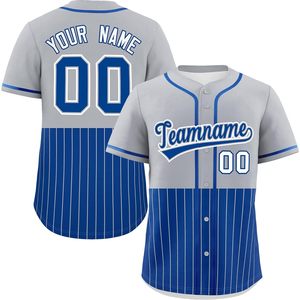 Camiseta de béisbol personalizada con botones, cosida con tu nombre y número, unisex, transpirable, para adultos, nombre del equipo 00 - Product Image 1