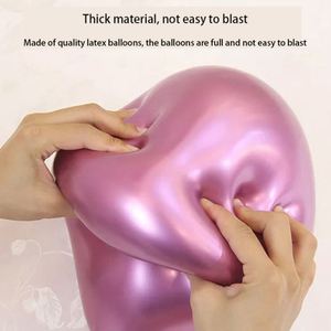 Globos de Látex Cromados de 12 Pulgadas (30 cm), Colores Personalizables, Impresión Tipográfica, Estilo Romántico, Marca UW, para Fiestas - Product Image 4