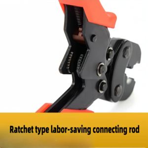 DIY alat Crimping tangan baja karbon, Tang cengkram Terminal Ratchet ganda dengan dukungan kustomisasi OEM - Product Image 6