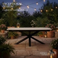 Juego de Mesa de Comedor Extensible y Plegable de Travertino, Estilo Moderno y Minimalista, Patas de Metal Ecológicas de Estilo Nórdico/Industrial, 10 Plazas