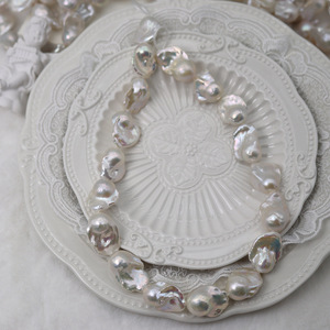 Filo di Perle Naturali d'Acqua Dolce Barocche a Coda di Pesce per Creazione di Gioielli Fai-da-Te, Collane, Orecchini e Design Artigianale - Product Image 6