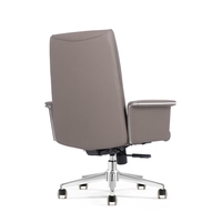 Chaise de bureau de patron de président exécutif contemporain pivotant à hauteur réglable personnalisé commercial