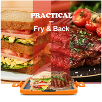 Machine à sandwichs/gaufres/toasties multifonctionnelle en silicone écologique, alimentation manuelle pour micro-ondes domestique – Meilleure vente
