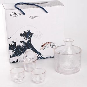 Ensemble de verrerie durable de haute qualité, carafe à <span class=keywords><strong>vin</strong></span> avec seau à glace, design moderne et artistique, idéal pour les fêtes - Product Image 5