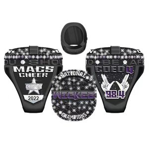 แหวนแชมป์กีฬาแบบมาตรฐานสำหรับทีมเยาวชนแหวนบาสเก็ตบอล - Product Image 5