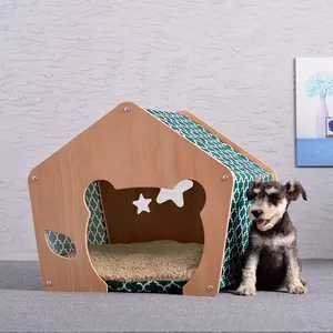 लकड़ी के कुत्ते का घर सस्ता कुत्ता घर