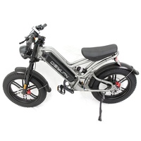 20 pouces gros pneu adulte vélo électrique batterie au Lithium vers le bas Tube moyeu arrière moteur vélo électrique Ebike
