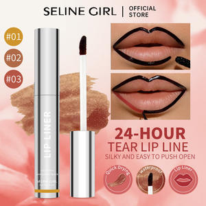 Seline ragazza 6 colori 3.5ml matita per le labbra staccare la tazza antiaderente Lipliner idratante per tatuaggio staccare la penna per le labbra - Product Image 2