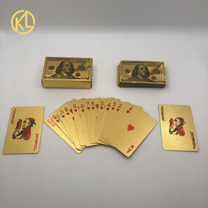 Cartas <span class=keywords><strong>de</strong></span> Póker <span class=keywords><strong>de</strong></span> Oro <span class=keywords><strong>de</strong></span> 24k con Diseño Impermeable y Elegante para <span class=keywords><strong>Juegos</strong></span> <span class=keywords><strong>de</strong></span> Azar, Diversión con <span class=keywords><strong>Dinero</strong></span> o Regalos <span class=keywords><strong>de</strong></span> Boda - Product Image 4
