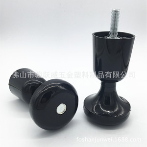Pieds de meubles en plastique, roulettes fixes 12 cm, pieds de lit d'hôtel, silencieux, résistants à l'usure, installation facile - Product Image 5