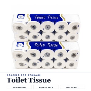 Paquete de Papel Higiénico Ecológico, Pulpa de Madera Virgen, Rollos Blancos Suaves, Tamaño Estándar - Product Image 2