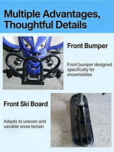 Scooter électrique haut de gamme et <span class=keywords><strong>trottinette</strong></span> tout-terrain à neige, modèle de tourisme, haute puissance 36V, capacité de charge 150kg - Vente Flash - Product Image 4