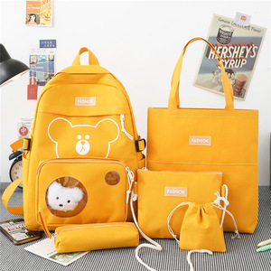 Korean style elementary <b>school</b> <b>backpack</b> for girls new large capacity middle <b>school</b> and high <b>school</b> student <b>backpack</b> - Product Image 2
