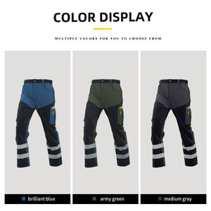 Pantalones de <span class=keywords><strong>Trabajo</strong></span> Resistentes al Desgarro para Senderismo al Aire Libre, con Cintas Reflectantes, Logotipo Personalizado y Tallas Variadas - Product Image 4