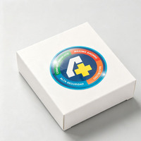 Autocollant de logo en vinyle brillant mat imperméable, autocollant personnalisé imprimé, étiquettes d'identification de marque, emballages