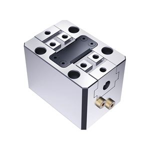 CNC XinDian precisa potenza idraulica morsa da banco W120 centro ad alta precisione quattro girata <span class=keywords><strong>tavolo</strong></span> macchina autocentrante morsa - Product Image 2