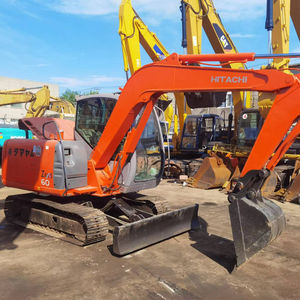 Ekskavator bekas asli Buatan Jepang <span class=keywords><strong>Tata</strong></span> <span class=keywords><strong>Hitachi</strong></span> Zx60 peralatan berat 6 ton 90% baru - Product Image 1