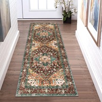 Tapis de couloir rouge découpable pour hôtel, tapis long épais pour escalier, salon, chambre à coucher