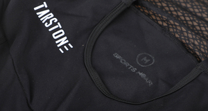 Pantaloncini da ciclismo personalizzati imbottiti all'ingrosso pantaloncini da ciclismo da uomo con interfaccia nera elastica pantaloncini da ciclismo produttore - Product Image 4
