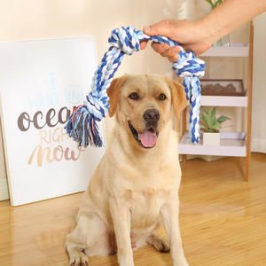 El yapımı hiçbir gıcırtı sert dayanıklı çiğnemek 3 düğüm köpek için ip oyuncak - Product Image 2