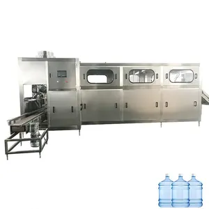 Zhangjiagang automatic 5 gallon bottle water filling washing capping machine line price