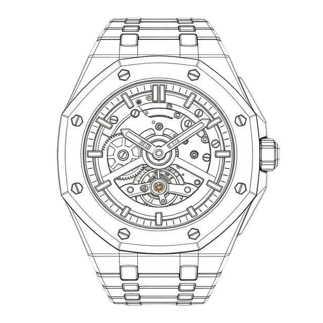 Custom Hong Kong Company 60 Years High Precision CNC Machining Wholesale Stainless Steel Mechanical Watch Strap
