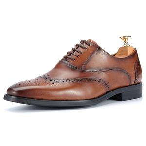 Nouvelles Chaussures Habillées en Cuir Véritable pour Hommes Style 2024 – Vente en Gros de Chaussures Oxford Formelles par des Fournisseurs Chinois - Product Image 2