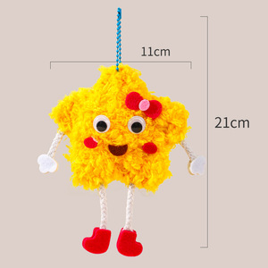 Cadeau de la Journée des Enfants : Breloque en tissu patchwork de fruits de dessin animé, pendentif DIY fait main, jouet créatif pour la maternelle - Product Image 3