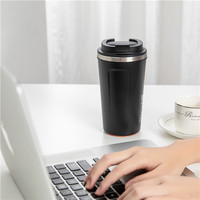 Tasses écologiques à double paroi en acier inoxydable, tasse de voyage à café vierge personnalisée imprimée