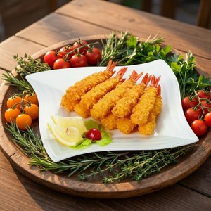 Crevettes entières surgelées façon japonaise, panées aux céréales, pour amuse-gueules, export en vrac, OEM personnalisé - Product Image 5