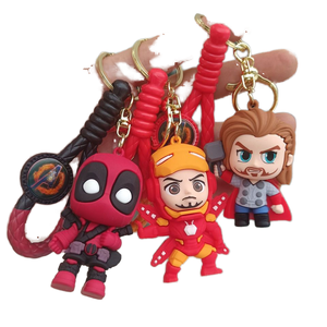 Nouveau Design Vente Chaude <span class=keywords><strong>Film</strong></span> Américain <span class=keywords><strong>Spider</strong></span>-<span class=keywords><strong>man</strong></span> Iron <span class=keywords><strong>Man</strong></span> Porte-clés 3d Pvc Porte-clés En Caoutchouc Porte-clés <span class=keywords><strong>Spider</strong></span>-<span class=keywords><strong>man</strong></span> - Product Image 1