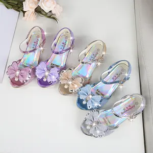 Yalindars, zapatos de vestir personalizados para niñas, zapatos escolares para niños, vestido de fiesta para niñas con decoración de diamantes de perlas