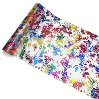 Chemin de table en maille froissée-Filet artistique en détresse pour les paysages de table de mariage et la décoration d'événement