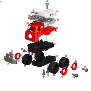 Bricolage assembler ingénierie <span class=keywords><strong>camion</strong></span> véhicule jouets en plastique Simulation <span class=keywords><strong>dessin</strong></span> <span class=keywords><strong>animé</strong></span> démonter <span class=keywords><strong>camion</strong></span>-<span class=keywords><strong>citerne</strong></span> modèle jouet - Product Image 2