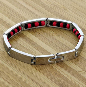 สร้อยข้อมือสแตนเลสชุบทอง 18k ลายเซเว่นแอฟริกันพาวเวอร์ (Siete Potencias Africanas) สร้อยข้อมือซานเทเรีย - Product Image 4