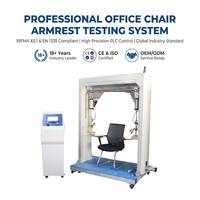 Machine d'essai de fatigue cyclique pour accoudoirs de chaise, solution de test d'ailabilité des meubles à commande informatique
