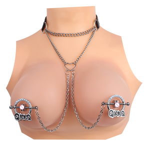 Abrazadera ajustable para pezón de perla, clítoris, pezón con cadena de Metal de acero inoxidable, BDSM, coqueteo, juguete sexual amamantado inoxidable - Product Image 6