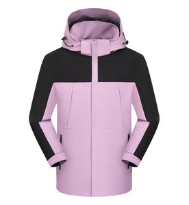 YZ Durable Construction Waterproof Windproof Stand Collar Zipper Closure Shell <strong>Cycling</strong> <strong>Jacket</strong> <strong>Men</strong> Women Hiking Camping Travel - Product Image 4