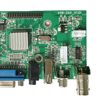 Panneau d'écran LCD prenant en charge divers écrans LVDS, avvga, USB BNC, pilote, panneau