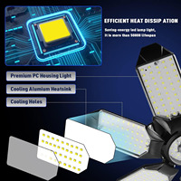 Lampu Langit-Langit Sensor PIR Industri Terbaik Pabrik, Lampu Detailing Portabel, Lampu High Bay LED untuk Mobil