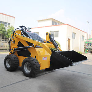 Livraison gratuite Chinois Micro Crawler Skid Steer Loader Cultivateur Rotary Tiller Loader Cheap Small Skid Steer Loaders - Product Image 3
