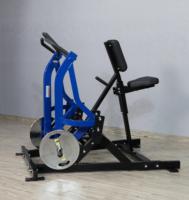 Máquina de remo con placas de acero para gimnasio comercial, para entrenamiento de espalda, culturismo y brazos