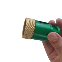 Foret diamanté JDK 1-3/8 pouces pour pierre dure, béton, marbre, granit, brique – Scies cloches soudées au laser pour perçage à sec ou humide