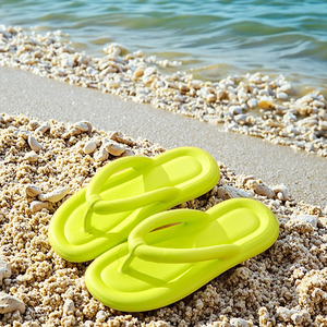 2024 Ultra Soft Light Weight Anti-Slip Summer Womens <strong>Flip</strong> <strong>Flops</strong> Candy Color EVA Toe Post Sandals Cushioning Beach Pool Bath - Product Image 6